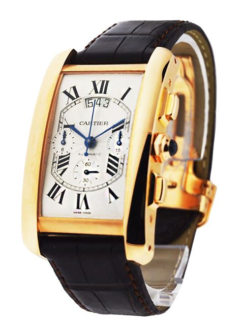 cartier tank americaine watches|Cartier Tank americaine chronograph.